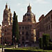 The square in front of the Salamanca Cathedral, Spain. Shot with Lubitel 166.