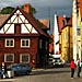 This is the old city center of Visby, Sweden.